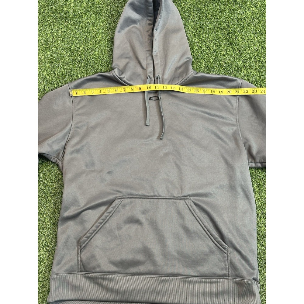 Oakley‎ Hoodie Mens Large Gray Hooded Pullover Surfer Streetwear Comfy - Picture 5 of 16